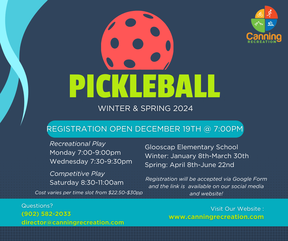 Blue And Green Bold Simple Pickleball Competition Facebook Post 3